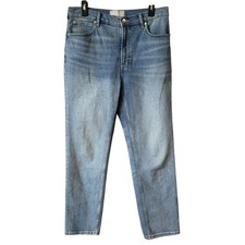 Everlane The Way High Slim 29 Crop Light Wash Blue Jeans Womens Fall Cute