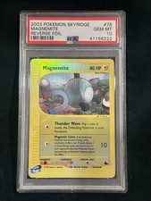 Pokemon 2003 Skyridge 76/144 Reverse Holo Magnemite PSA 10 Gem Mint on eBay