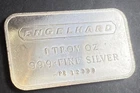 Vintage Classic Engelhard 1 Troy Oz .999 Fine Silver Bar – Serial # PE 12388
