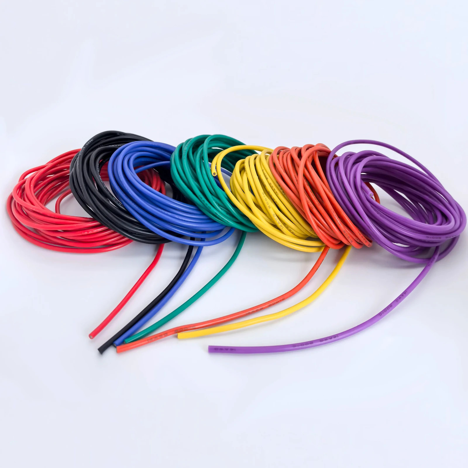 Cavo Filo Elettrico Unipolare In Silicone Rame Resistente Alte Temperature AWG