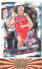 2025 Panini Prizm WNBA #133 Michele Timms Ice Prizms Phoenix Mercury