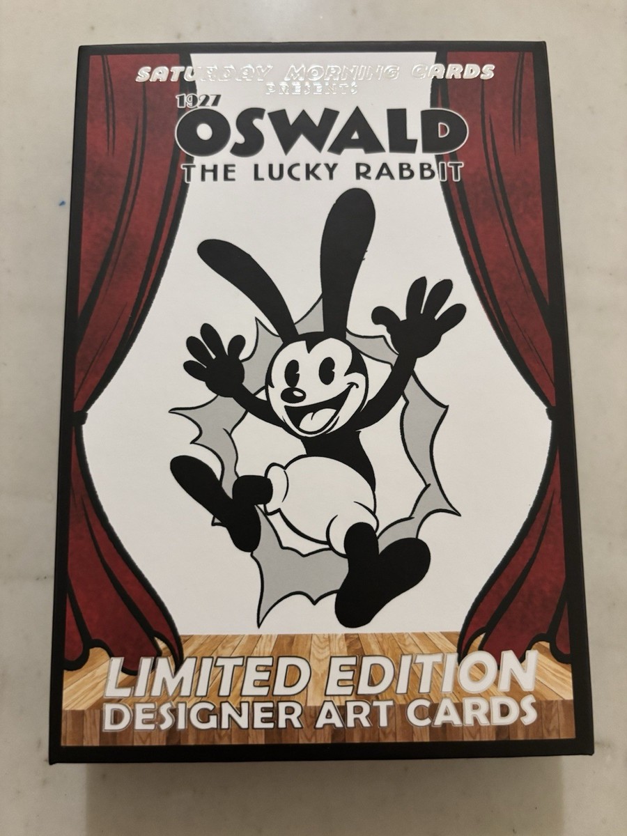 NEW Oswald The Lucky Rabbit Limited Edition Saturday Morning Cards