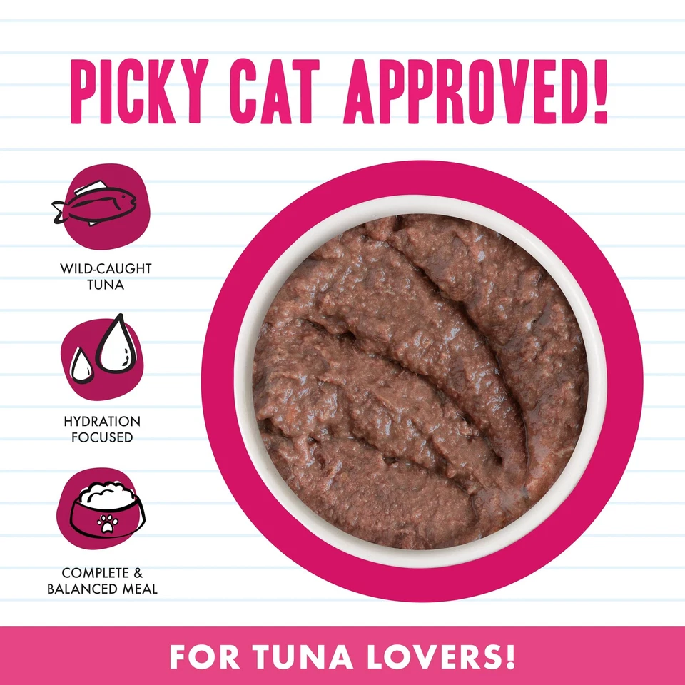 Weruva BFF Minced Natural Wet Cat Food, Tuna and Bonito Be Mine in Gelee, 5.5... - Image 3 of 4