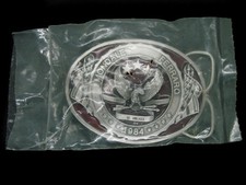 UD17136 NOS VINTAGE 1984  MONDALE FERRARO PRESIDENTIAL CAMPAIGN  BELT BUCKLE