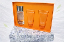 Clinique Absolutely Happy 3-Pc Gift Set 3.4oz EDP + Body Cream & Wash NIB
