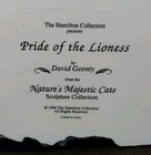 Hamilton "PRIDE OF THE LIONESS" Figurine David Geenty 1996 Majestic Cats w/Cert — photo 9