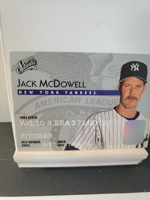 Jack McDowell Studio 1994 Stats Authorized Signature #100