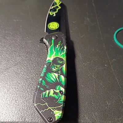 Hulk Assisted Open Survival Pocket Knife