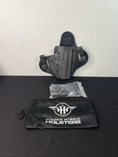 FITS SPRINGFIELD; IWB & OWB Hybrid Holster — KYDEX/LEATHER Concealed Comfort CCW