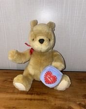 Vintage 8 Inch Gund Classic Winnie The Pooh Plush With Honey Pot