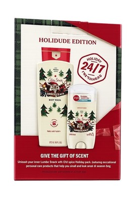 Old Spice Holidude Lumbersnack Body Wash & Deodorant Holiday Gift Set