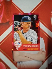 2022 Topps Chrome Baseball Red Ice Refractor Rookie Stephen Ridings /100
