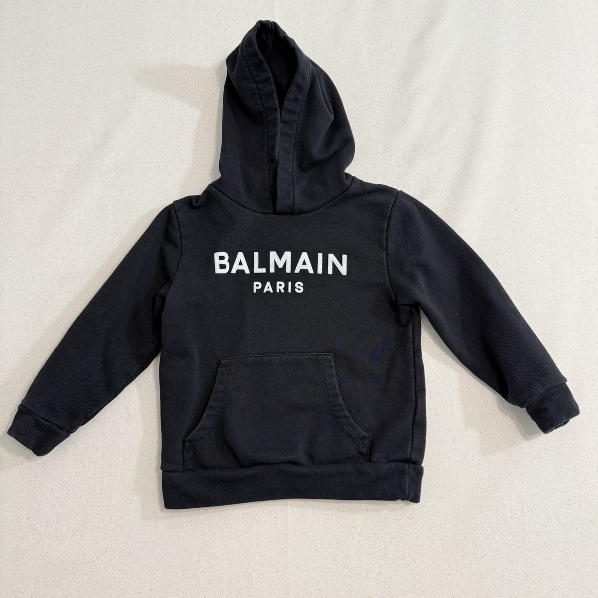 Balmain Kids Logo Printed Hoodie Sweatshirt Size 4A | eBay