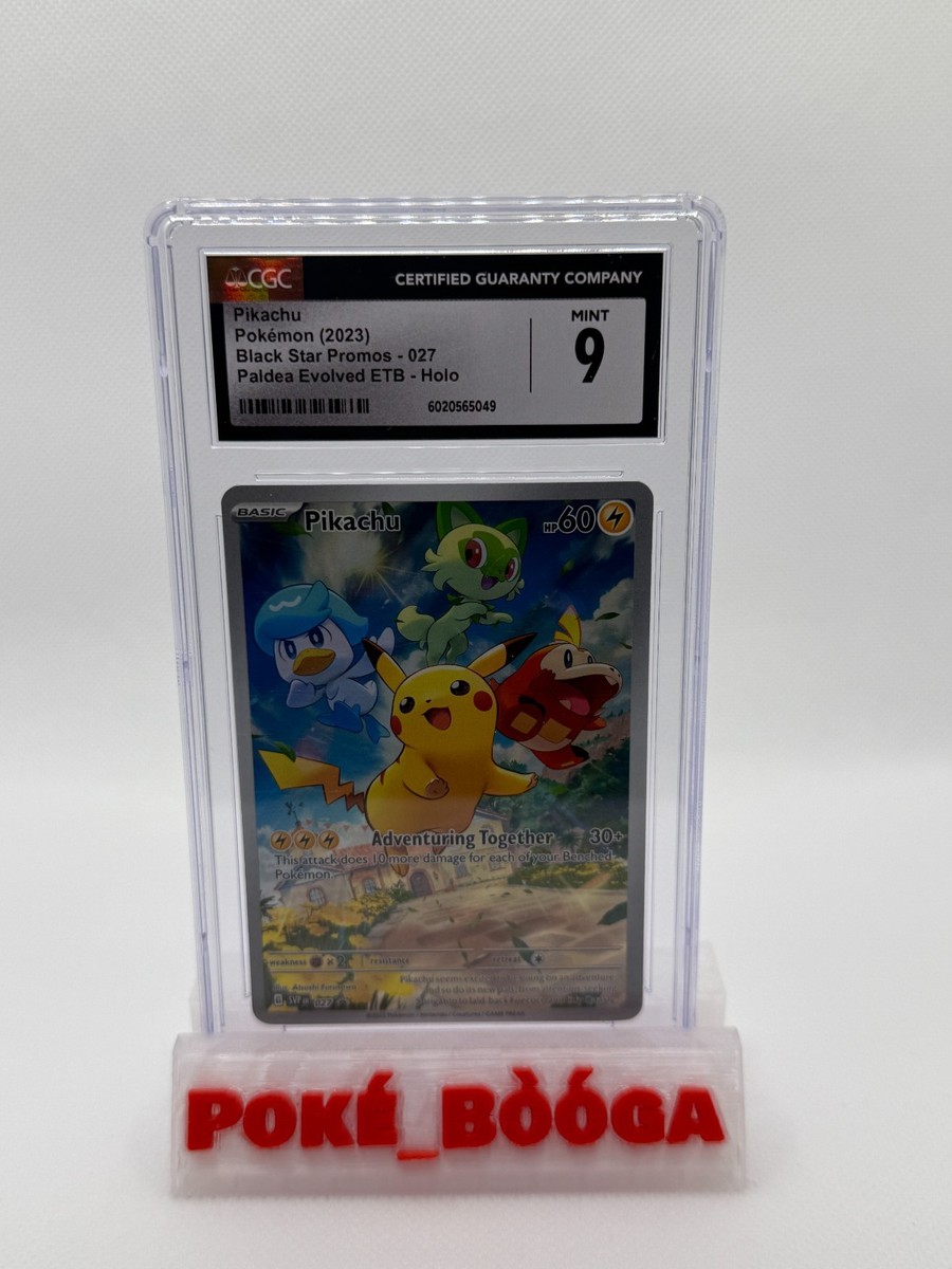 THE POKEMON WEEKLY Summer 1・2 Pikachu 027 Sv: Scarlet & Violet Promo Cards Holo for sale