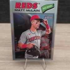 Topps 2025 Heritage Matt McLain #252 Refractor Cincinnati Reds Baseball Card