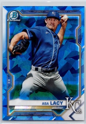 2021 Bowman Chrome Sapphire #BCP-194 Asa Lacy