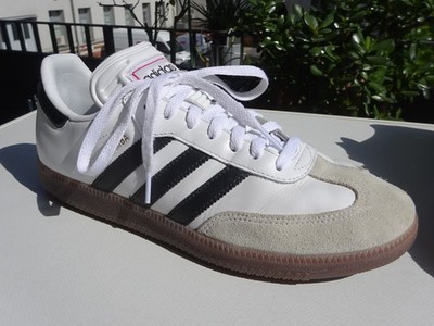 ADIDAS IH6001 Samba Herren Schuhe Sneaker Leder Weiß Gr.43 1/3(UK9) f.Neuw