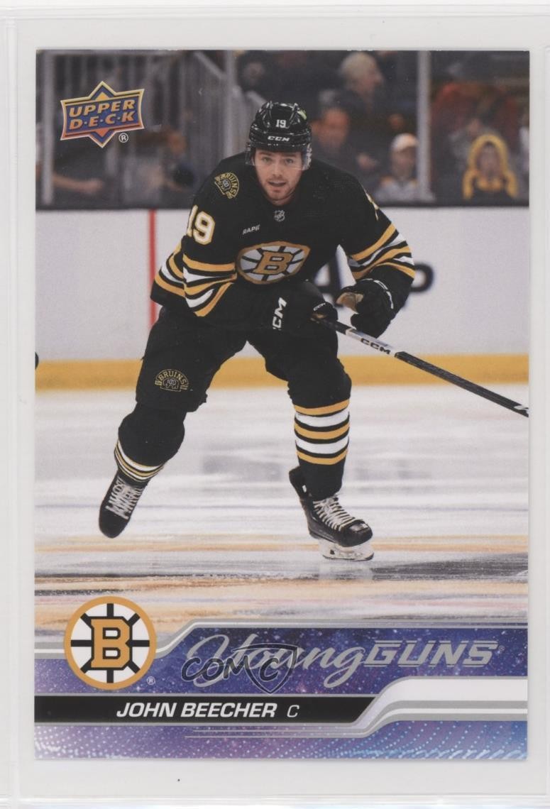 2023-24 Upper Deck Series 2 Young Guns Jumbo John Beecher #472 Rookie RC