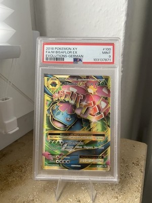 Pokemon Evolutions Mega Bisaflor Ex PSA 9 DE
