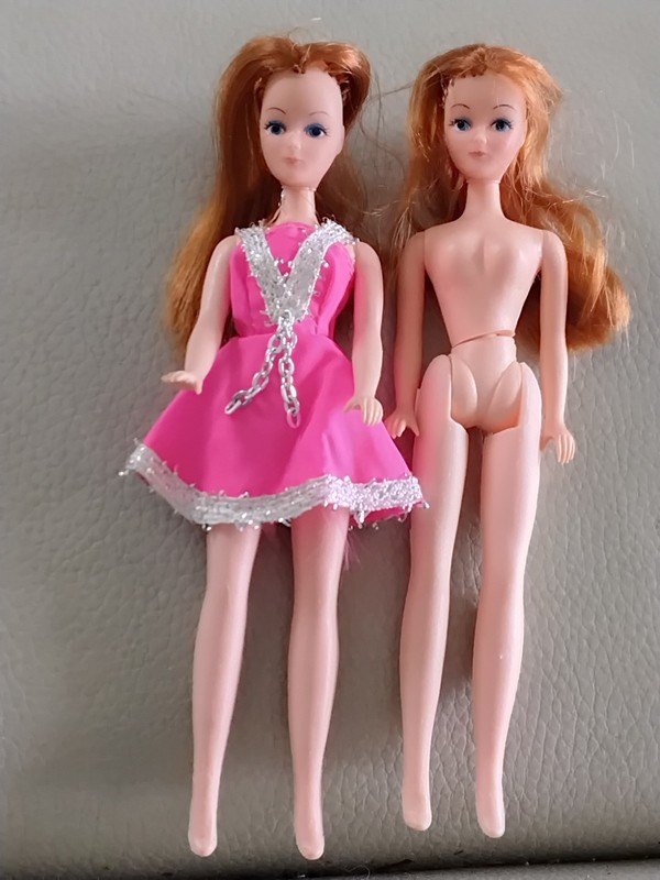 Lot Vintage 1970s Fashion Topper Dawn Doll Clone Line 6" Hong Kong H 17