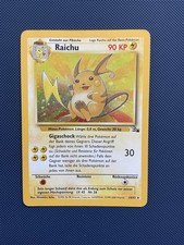 Raichu [GERMAN] 14/62 Holo Rare - Fossil Set - Heavily Played