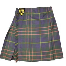 Sport Kilt Plaid Skirt Kilt Pleated Mini Size S Tartan USA Adjustable Wrap