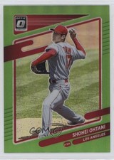2021 Panini Donruss Optic Lime Green Prizm Shohei Ohtani #192 08nc