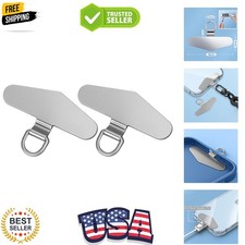 Metal Phone Tether Tab, Metal Phone Patch, Universal Cellphone Lanyard Pad fo...