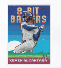 KEVIN ALCANTARA 2025 TOPPS BASEBALL 8-BIT BALLERS INSERT ROOKIE CARD-SHIPS FREE. rookie card picture