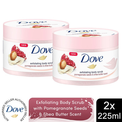 Taube Peeling Körperpeeling mit Granatapfelsamen & Sheabutter Duft 225ml 2er-Pack