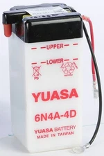 Yuasa YUAM26A4B Conventional 6V Battery 6N4A-4D
