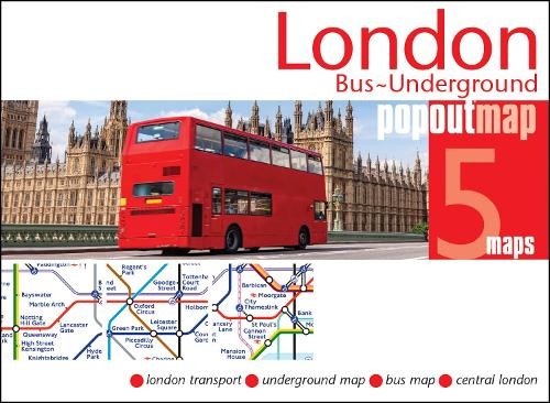 Marco Polo London Bus and Underground PopOut Map (Map) PopOut Maps