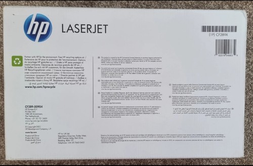 Cartouche de toner LaserJet noire haute capacité originale HP 89X (CF289X) neuve 10K - Photo 2/6