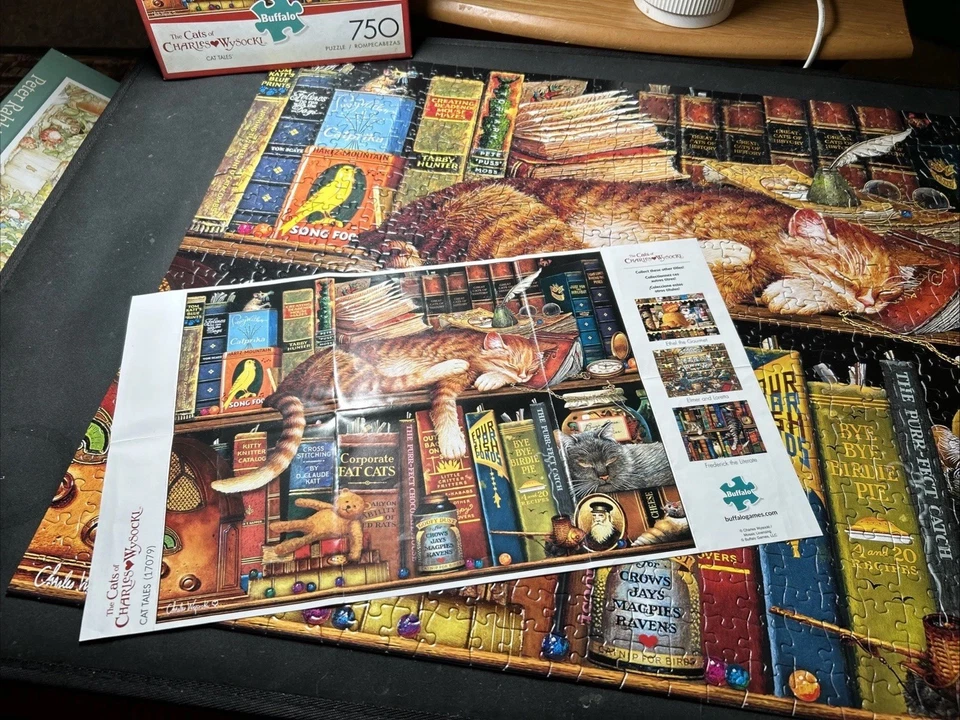 Cat Tales Buffalo Jigsaw Cats Of Charles Wysocki Puzzle & Poster 750 Pieces - Image 4 of 4