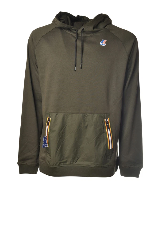 K-Way Homme Sweat-shirt manches longues Vert Taille S - Photo 1/3