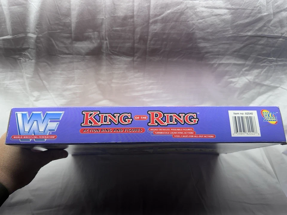Jakks WWF King of the Ring 1998 NIB. 6 Figures, w/Crown, Accessories, The Rock! - Image 4 of 4