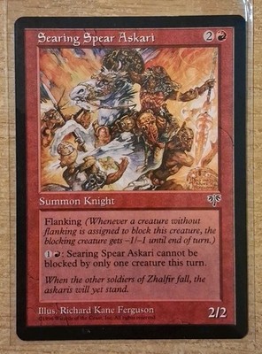 1996 MAGIC THE GATHERING MIRAGE SEARING SPEAR ASKARI TD25 