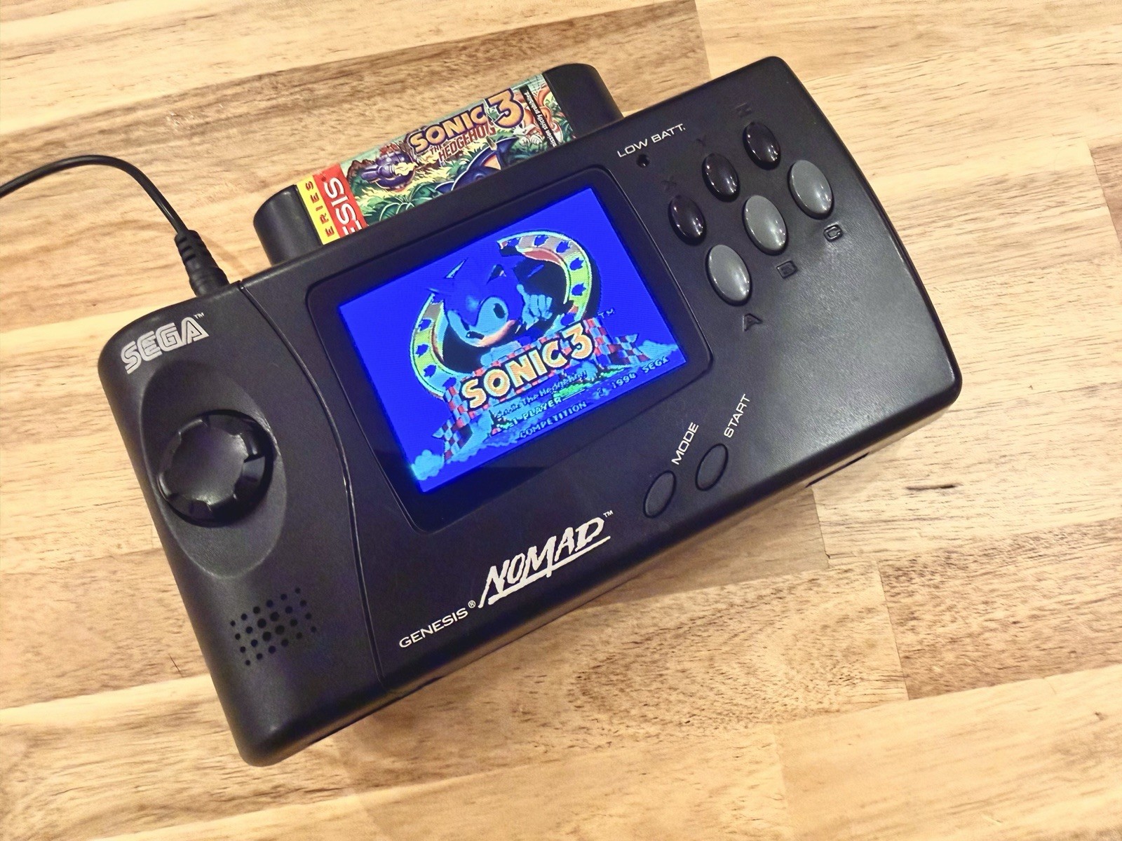 *MODDED* TFT screen + recap SEGA Genesis Nomad bundle