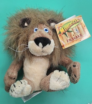 Retro 2005 Alex Madagascar 6'' RUSS Celebrity Bean Bag Plush