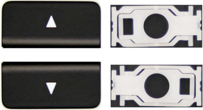 2Pcs Up(Down) Arrow Keycap & Scissor Clip Hinge Replacement for Macbook Pro/Air