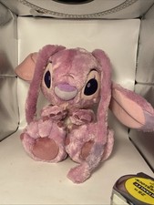 Disney Parks Lilo and Stitch ANGEL Plush Pink and Purple 12 Inch Stuffed Animal