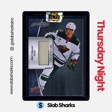 2023 UPPER DECK ENGRAINED #180 MATT BOLDY MEMORABILIA EBONY PATCH RC ROOKIE /15