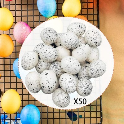 50 Stück Künstliche Vogeleier Osterdeko Kranz Deko Mini Frühling