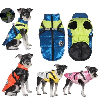 MARKENLOS Hundemantel Winter Hundejacke Hundeweste Wintermantel Kleidung Wasserdicht Coat