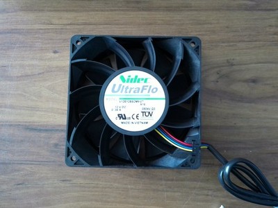New Nidec UltraFlo 120mm 12V PWM Fan V12E12BS2M9-07 Free US Shipping