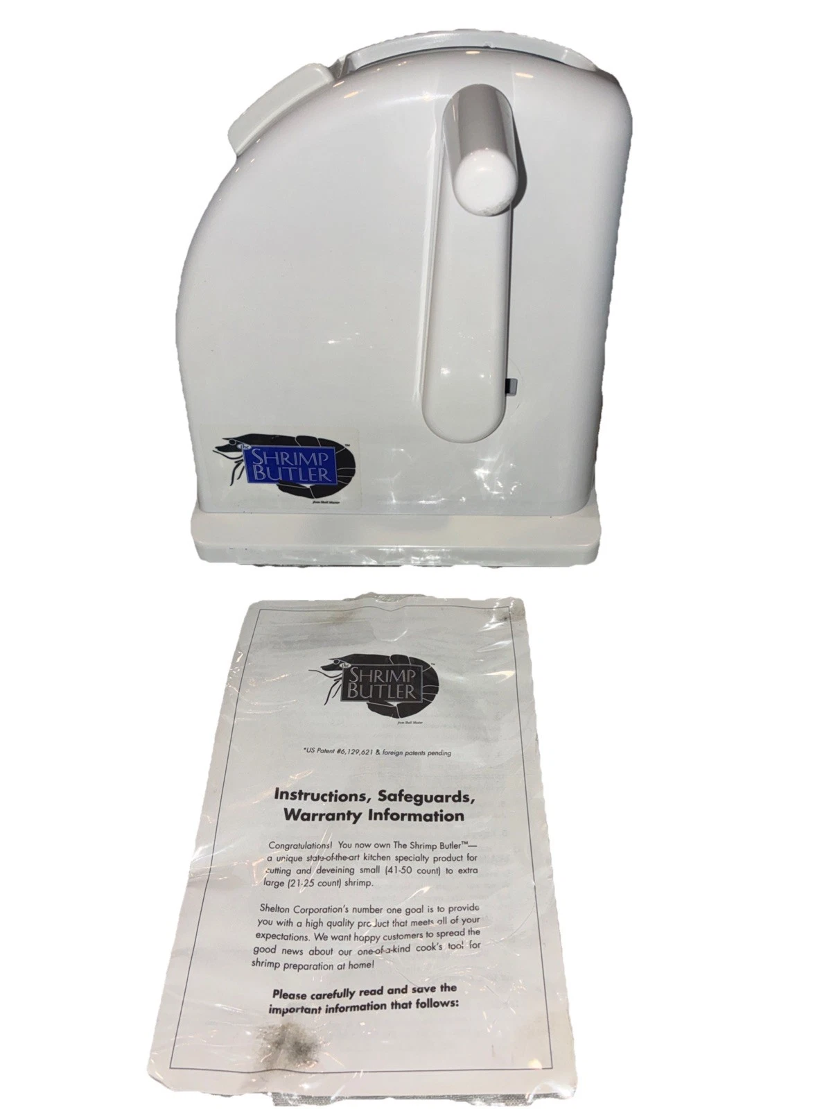 Shrimp Butler by Shell Master Easy Peeler & De-veiner USA Made