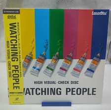 Watching People High Visual Check Disc Japan LaserDisc SC048-6110 Pioneer CAV