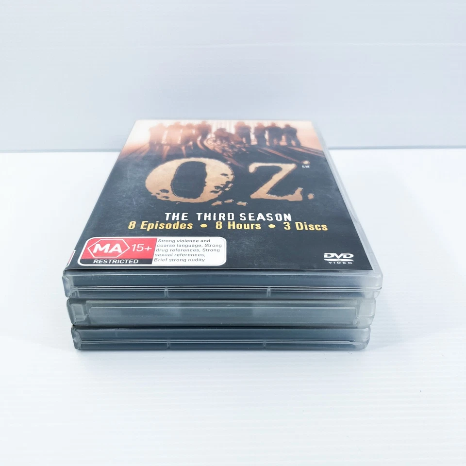 Oz: Complete Series 3 - 5 (DVD, 1997) US Crime Prison Drama TV Season 3 4 5 R4 - Image 3 of 4