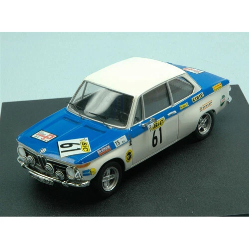 Modellini statici di auto da corsa Rally scala 1:43 per BMW