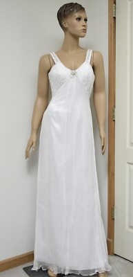 white christmas dresses High Low Casual Wedding Dresses with 3/4 Sleeves – loveangeldress main image 0